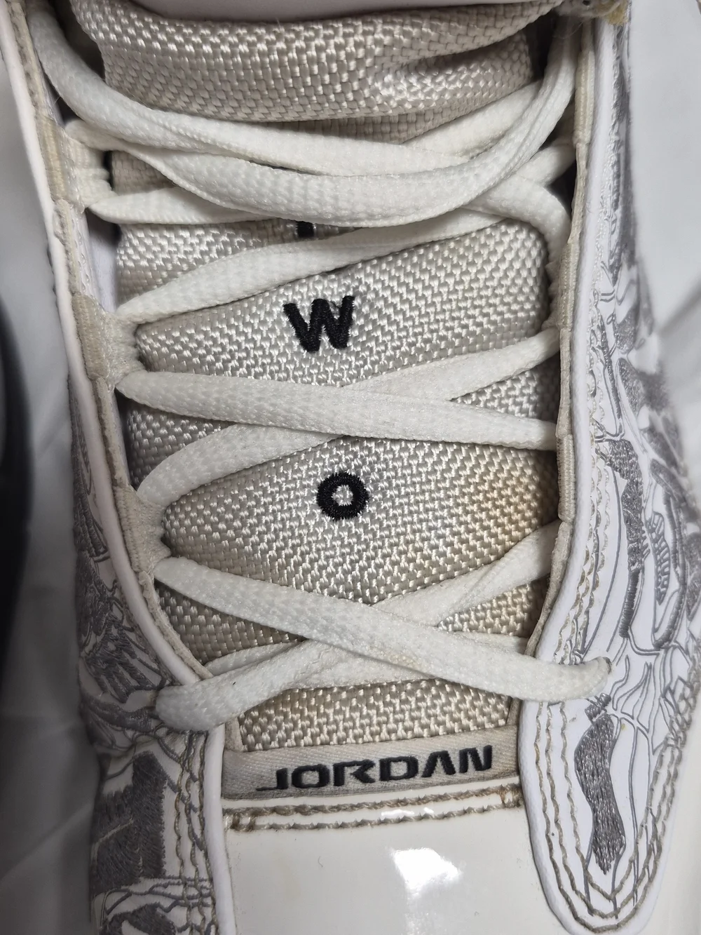 Air Jordan Dub Zero White Cement Laser Shoes 8.5